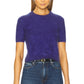 Autumn Cashmere - Women's Cropped Short Sleeve Crew Top