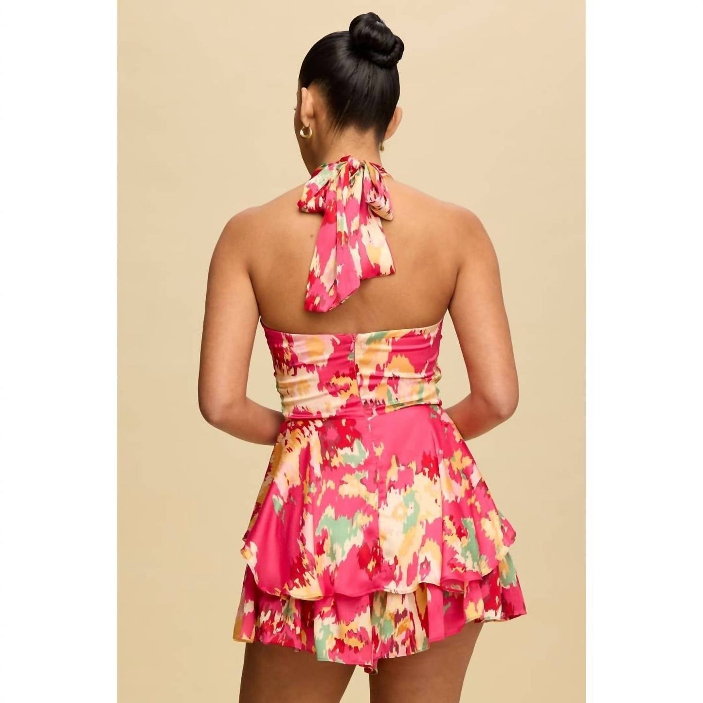 Luxxel - Tropical Watercolor Romper