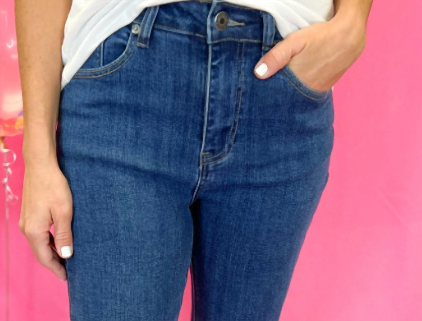 Risen - High Rise Clean Kick Flare Jeans