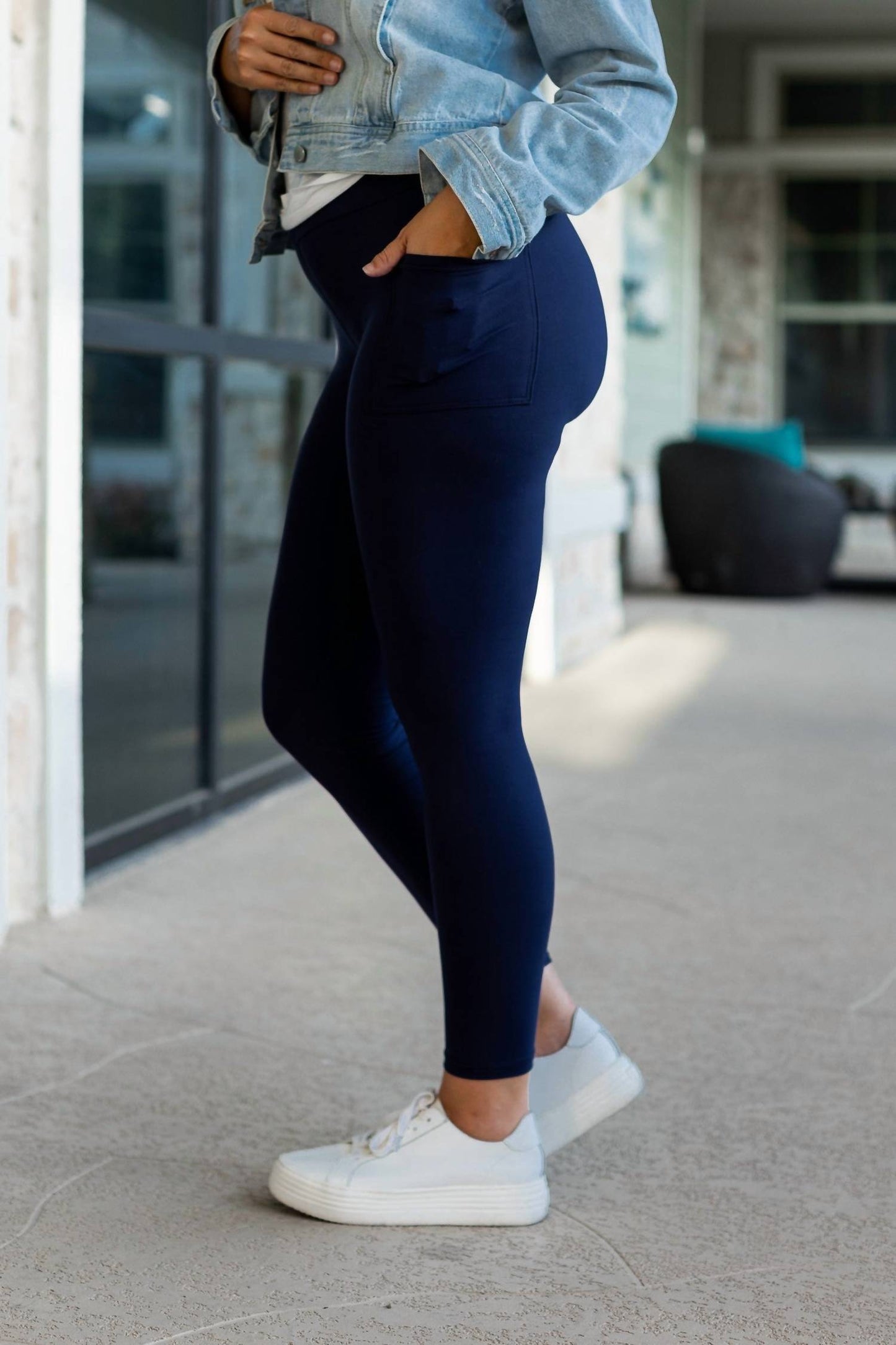 Julia Rose - Full Length Leggings With Pocket