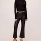 Fifteen Twenty - Sigourney Pintuck Faux Leather Pants