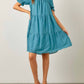 Baevely By Wellmade - Keaton Floral Burnout Tiered Dress