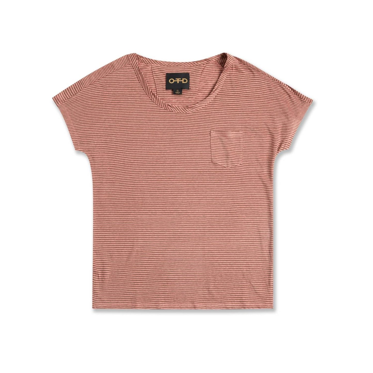 On This Day - Linen Stripe Pocket Tee