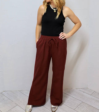 Before You - Seeing Red Woven Pant