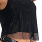 Elan - METALLIC MESH TANK TOP
