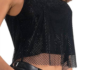 Elan - METALLIC MESH TANK TOP