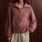 Varley - Maura Half-zip Rib Knit