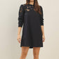 Able - Cutwork Embroidered Mini Dress