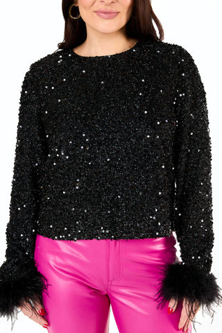 Buddylove - PARTON SEQUIN TOP