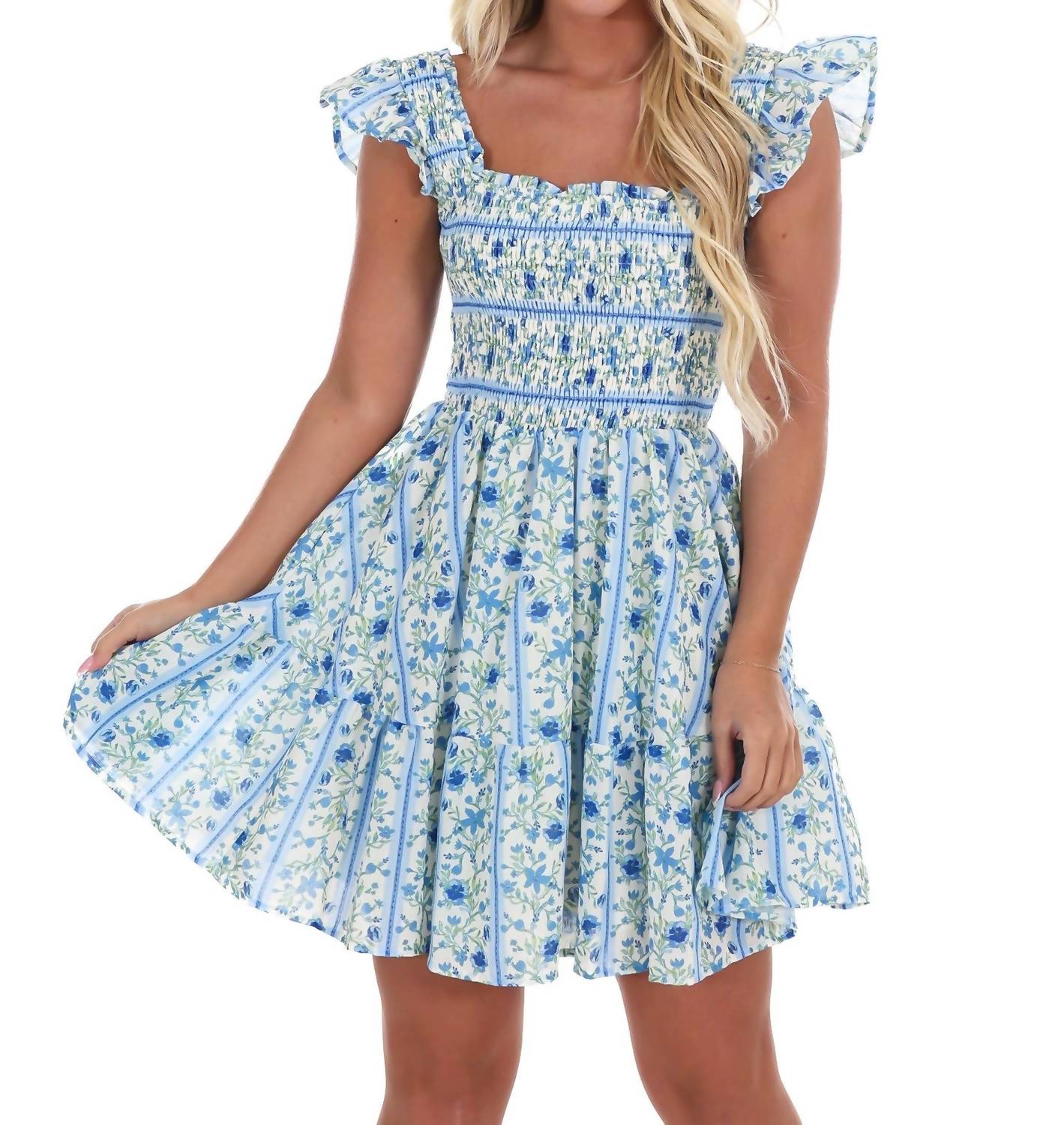 Flying Tomato - Petal Play Floral Mini Dress