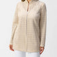 Joseph Ribkoff - Laser Cutout Suede Cover-up Jacket