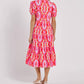 Jude Connally - Portia Puff Sleeve Midi Dress