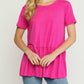 Entro - Short Sleeve Peplum Top