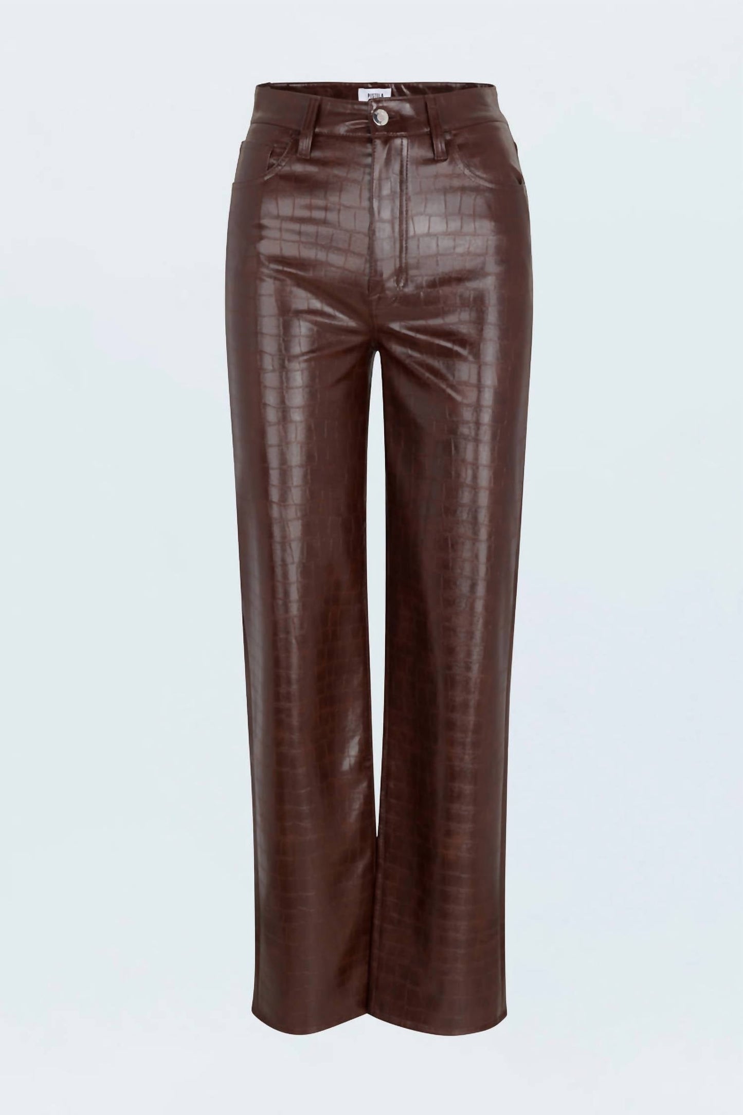 Pistola - Cassie Super High Rise Croc Straight Pant