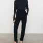 Enza Costa - Cashmere Cuffed Off The Shoulder Long Sleeve Top