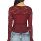 Free People - Lace Layering Long Sleeve Blouse