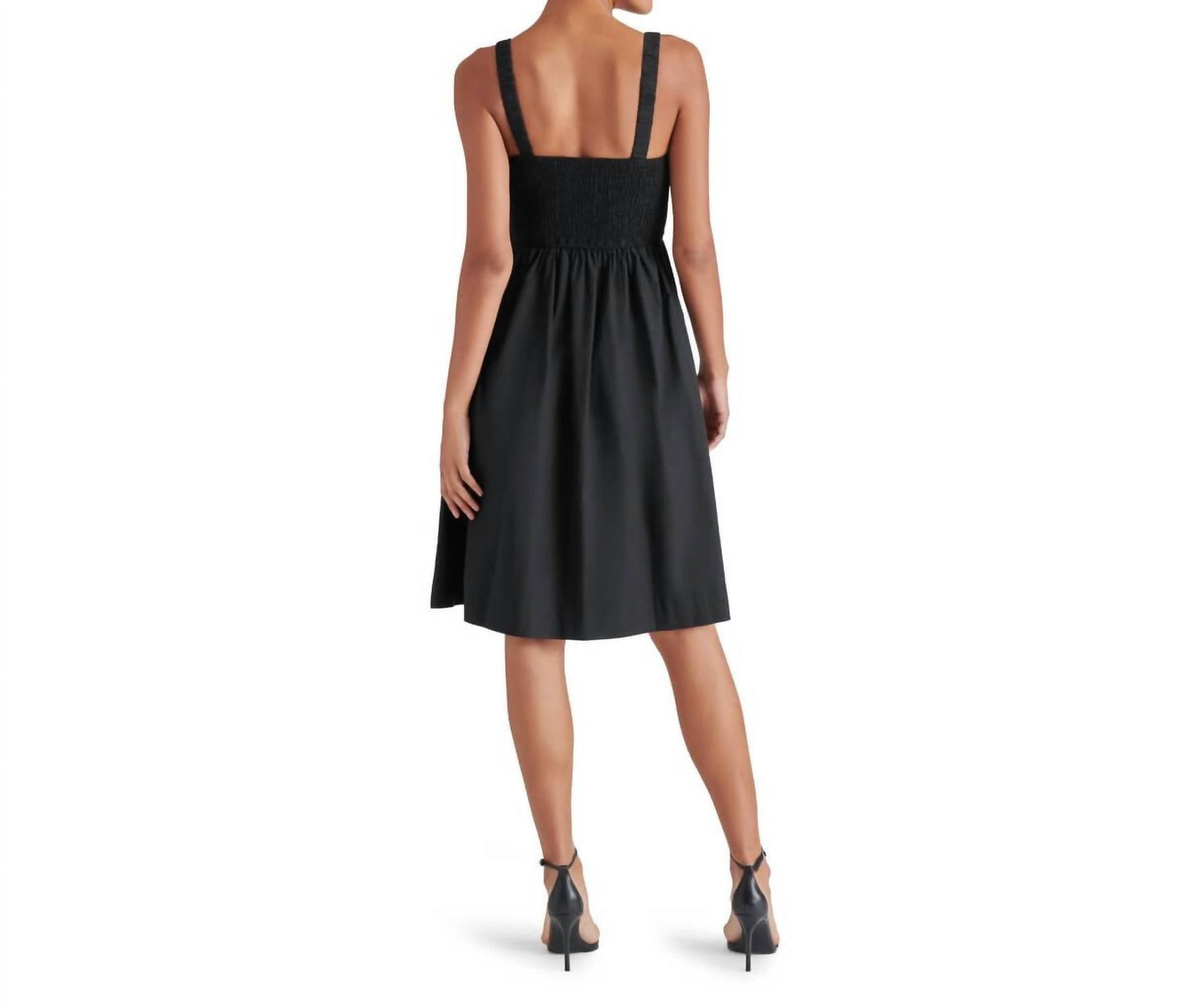 Steve Madden - Fleur Smocked Scoop Neck Dress