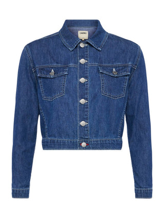 L'Agence - Koda Cropped Denim Jacket