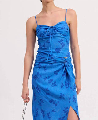 Emory Park - Azure Bloom Top