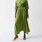 Joseph Ribkoff - Pleated Satin Midi Dress