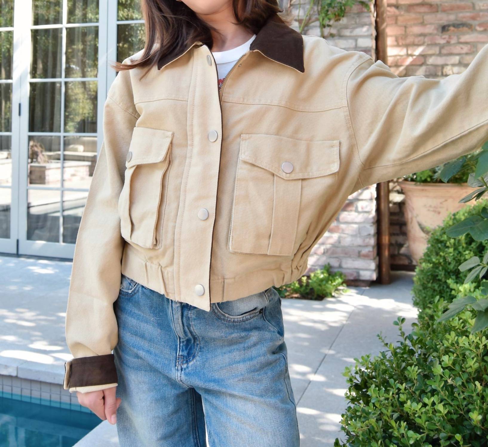 8Apart - Junior Women's Korey Cropped Jacket