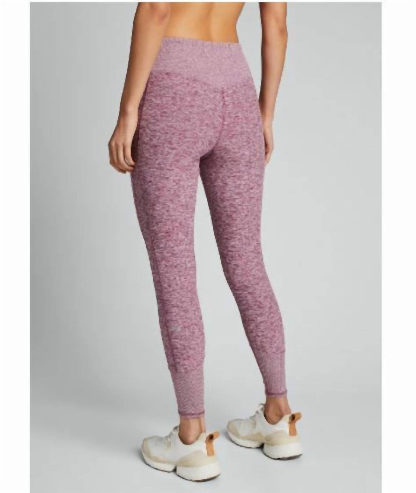 Alo Yoga - High Waist Lounge Gym Heather Crop Leggings