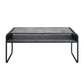 Raziela Concrete Coffee Table - Black / Gray