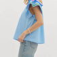 Entro - Flutter Sleeve v-neck top