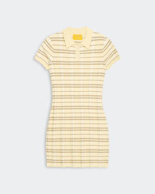 Guest In Residence - Plaid Polo Mini Dress