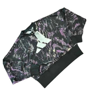 Adidas - Women's Patterned Crew Neck Pullover Sweatshirt