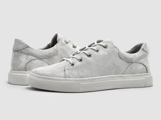 Kcr Group - Women's Classic Camo Leather Sneakers