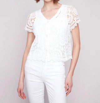 Charlie B - Crochet Bolero Cardigan