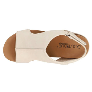 Corkys Footwear - Women's Carley - Cream Wedge Sandal