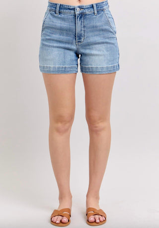 Judy Blue - High Waist Trouser Shorts