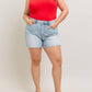 Judy Blue - High Waist Rigid Magic Denim Short