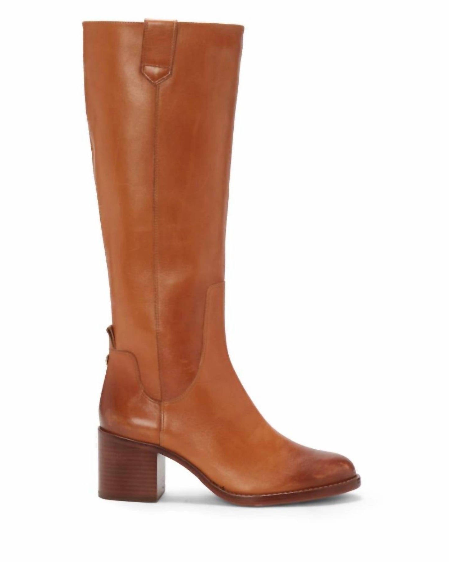 Vince Camuto - Women's Zemmy Leather Knee High Block Heel Comfortable Boots