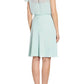 Adrianna Papell - Tie Neck Crepe Chiffon Dress