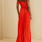 Amur - Women's Losey Ruffle Neck Gown