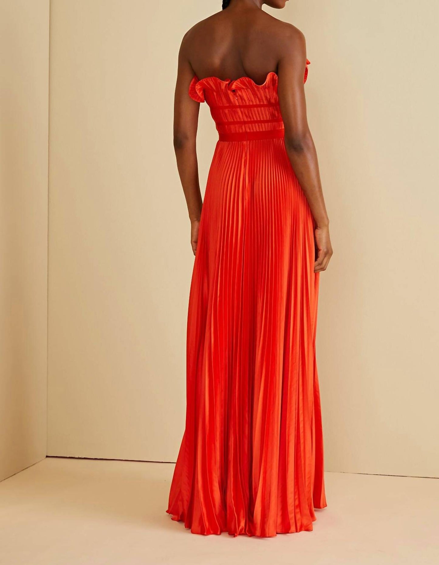 Amur - Women's Losey Ruffle Neck Gown
