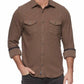 Flags & Anthem - Harvey Twill Knit Flannel Shirt