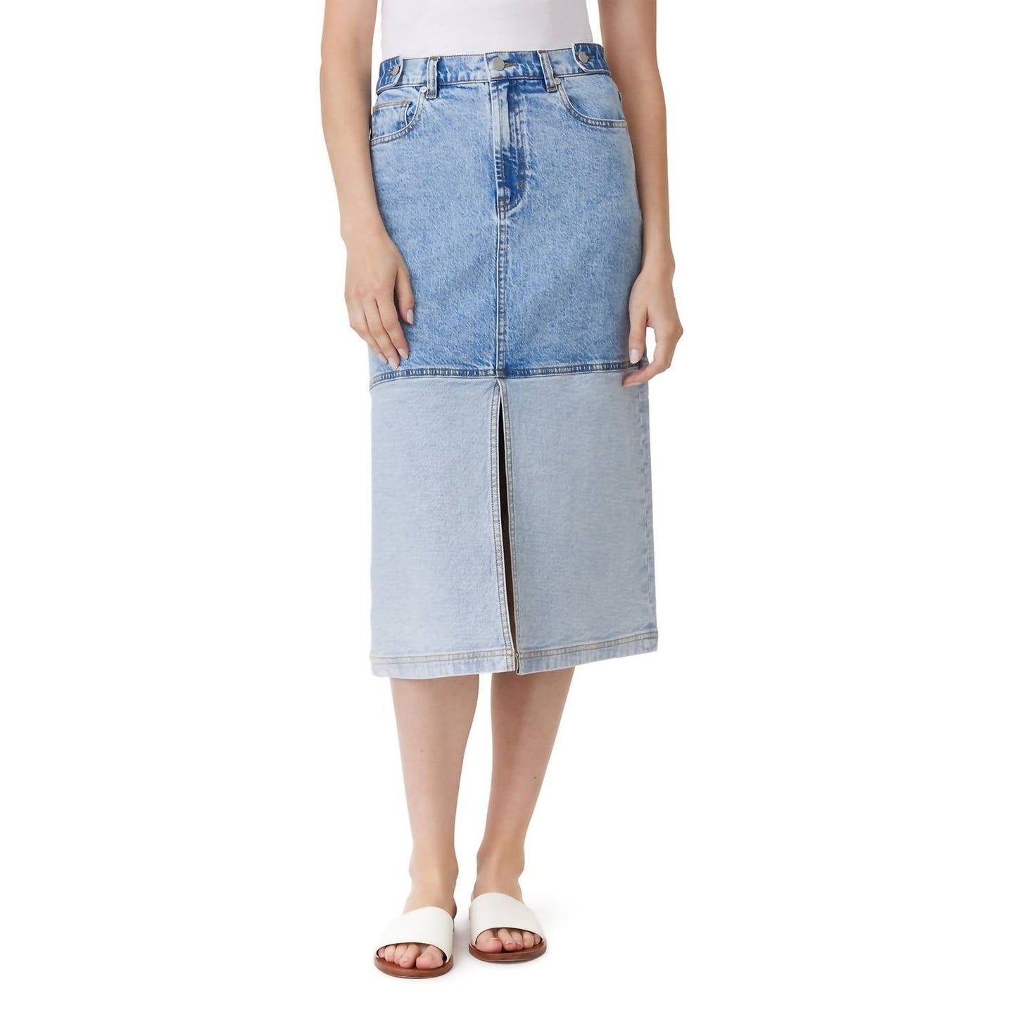 Habitual - Midi Skirt With Contrast Hem