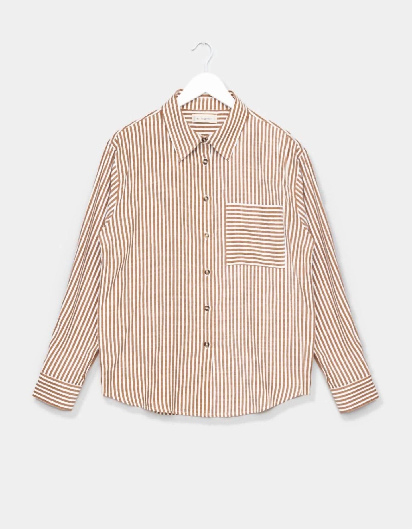 By Together - Women's Woven Cotton Collar Neck Shirt