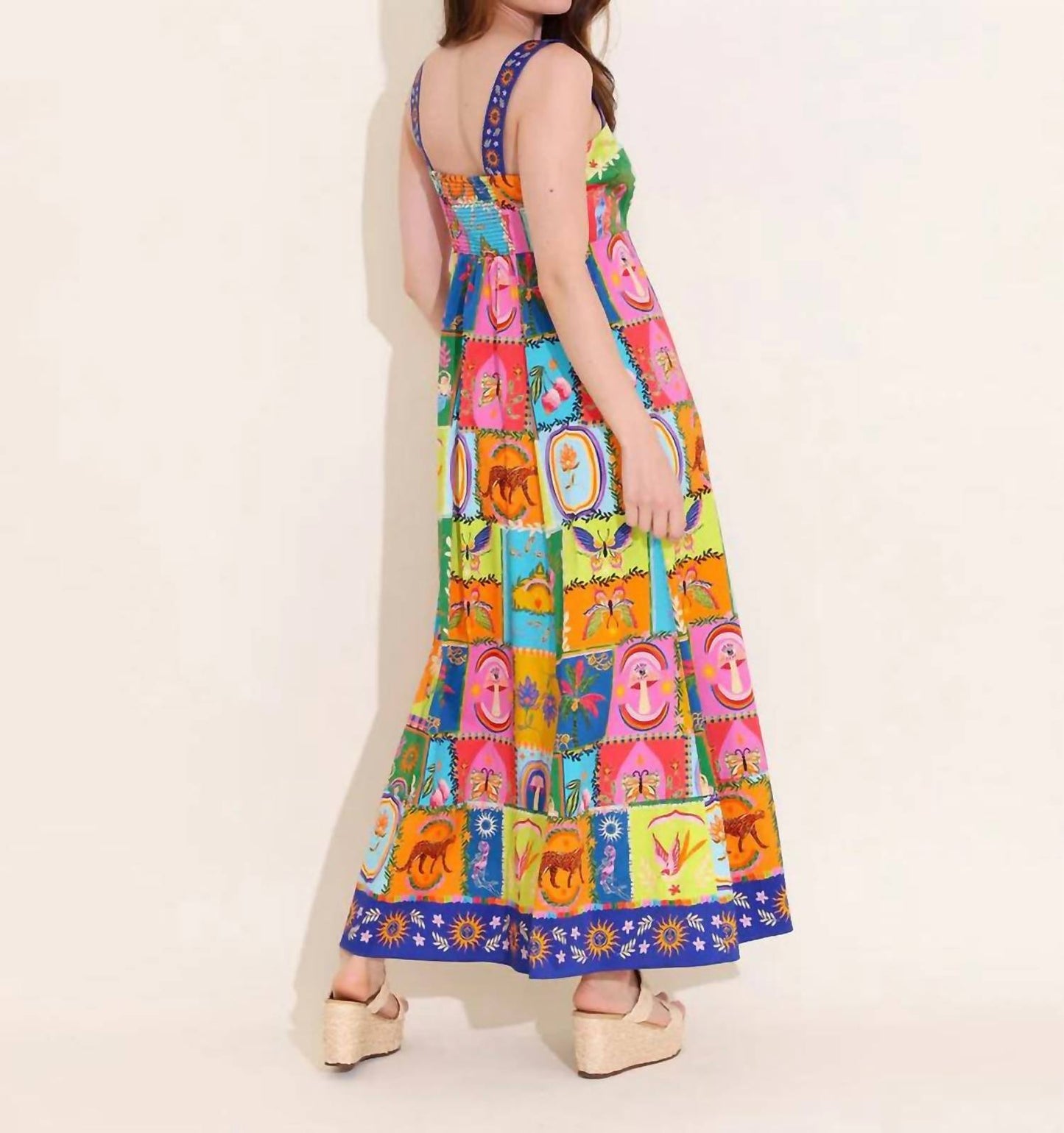 Alden Adair - Nirvana Maria Square Neck Maxi Dress