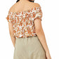 Free People - SUKI FLORAL OFF THE SHOULDER TOP