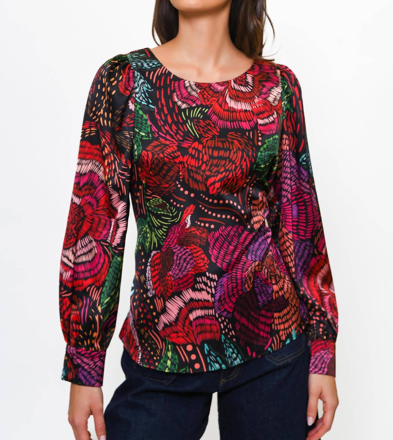 Hutch - Sura Long Sleeve Boatneck Top