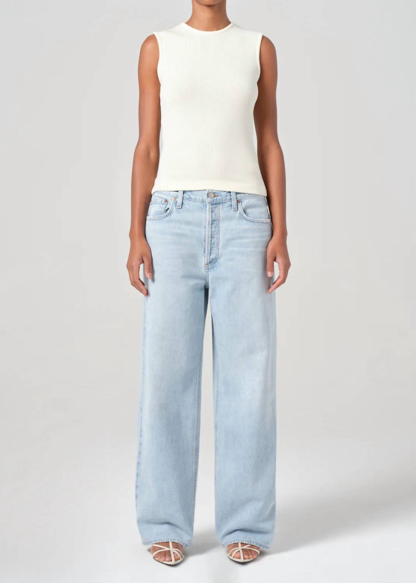 Agolde - Women's Low Slung Baggy Jeans