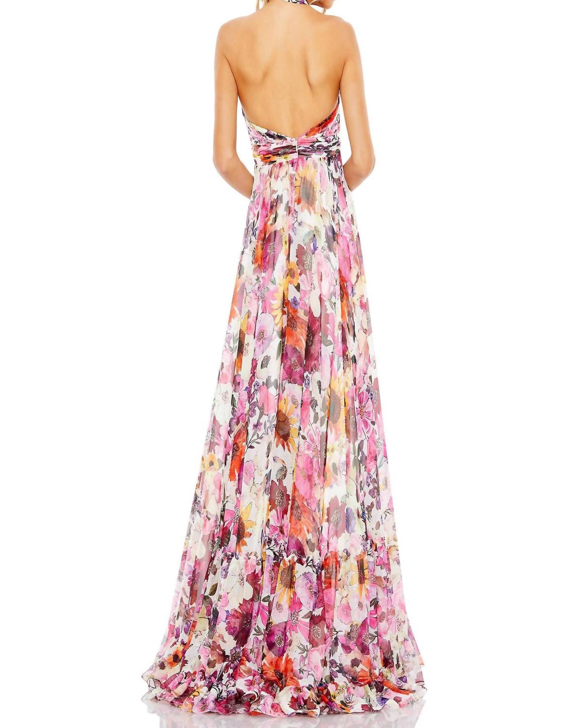 Mac Duggal - Floral Flounce Dress
