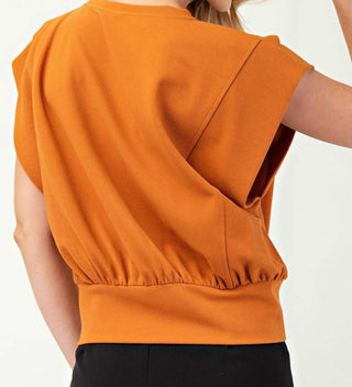 Glam - Kate Jersey Cap Sleeve Top