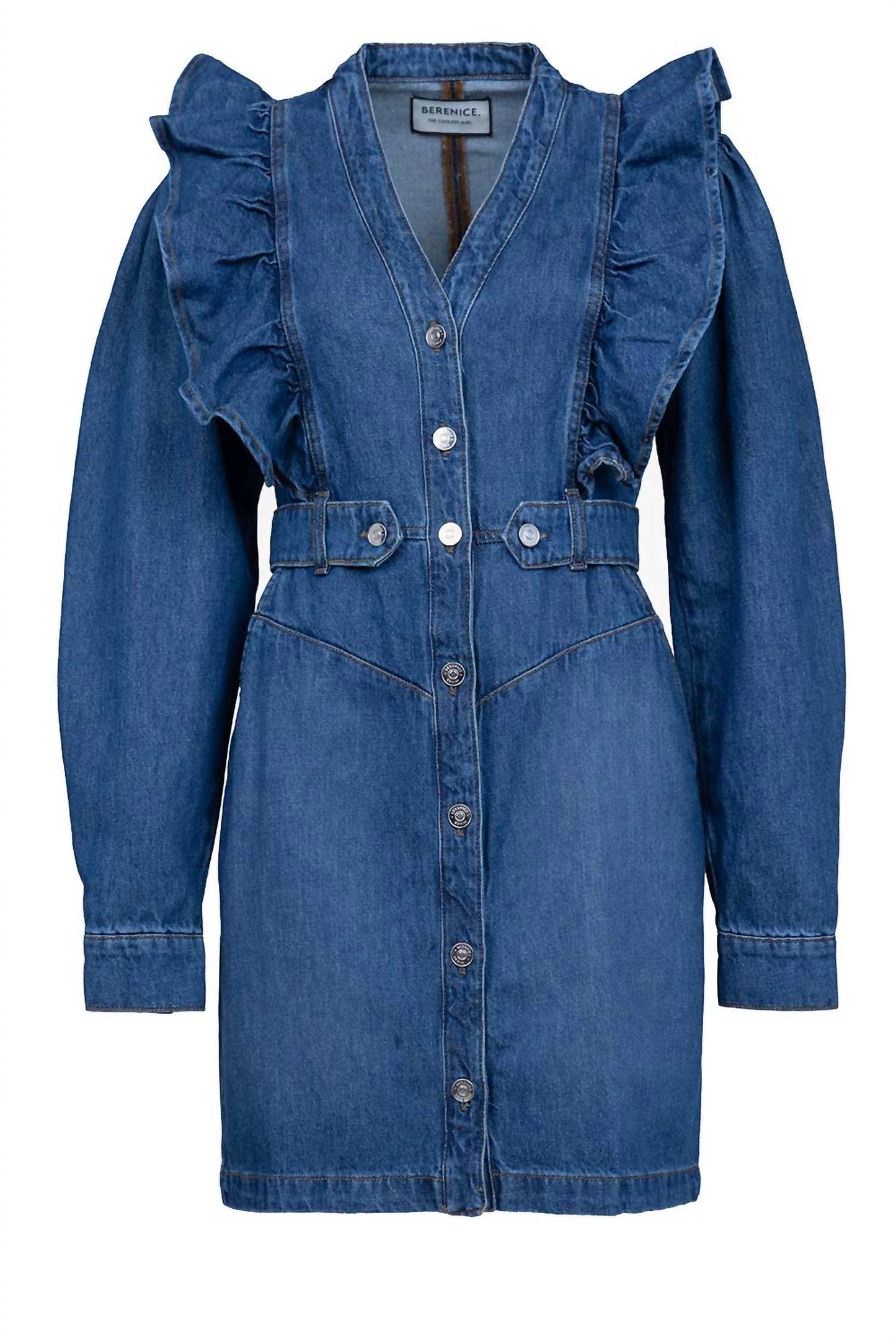 Berenice - Non-stretch Denim Dress