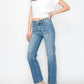 Artemis Vintage - Western Detailed High Rise Straight Jeans